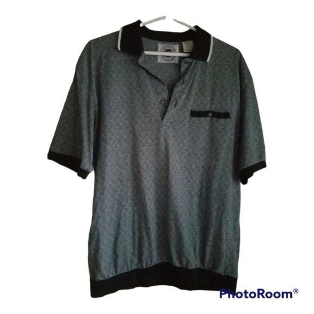 Vintage Easy Knit Black, Gray and White with Banded Waist